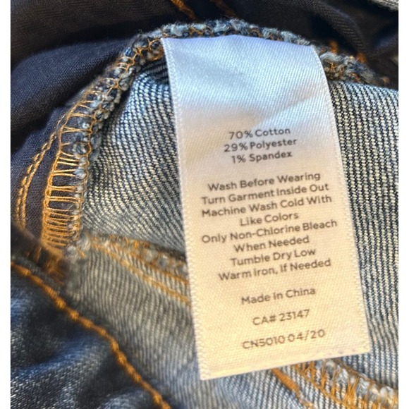 Talbots Women's Jeans Size 14W High Waist Modern Ankle Blue Denim Flawless - Picture 4 of 5